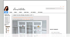Desktop Screenshot of ana-white.com